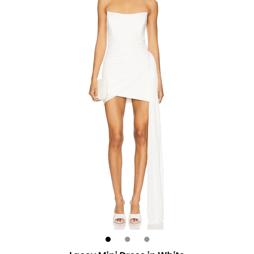 Lacey Mini Dress in white, revolve